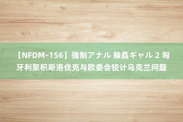 【NFDM-156】強制アナル 輪姦ギャル 2 匈牙利聚积斯洛伐克与欧委会狡计乌克兰问题