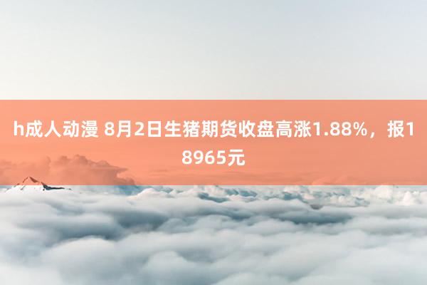 h成人动漫 8月2日生猪期货收盘高涨1.88%，报18965元