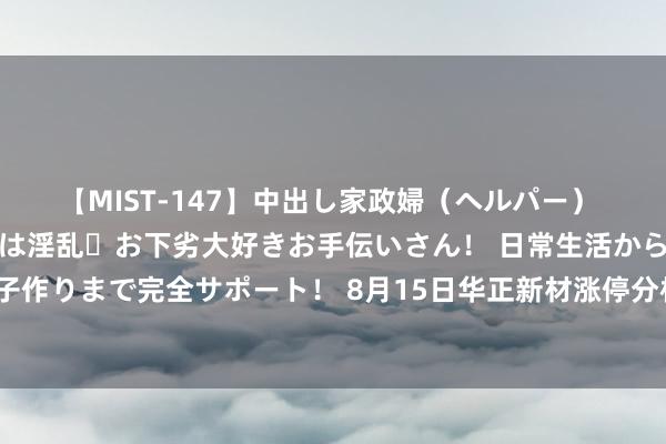 【MIST-147】中出し家政婦（ヘルパー） 清楚で美人な出張家政婦は淫乱・お下劣大好きお手伝いさん！ 日常生活から夜の性活で子作りまで完全サポート！ 8月15日华正新材涨停分析：5G，铜箔/覆铜板，冷链见地热股