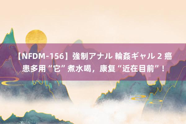 【NFDM-156】強制アナル 輪姦ギャル 2 癌患多用“它”煮水喝，康复“近在目前”！