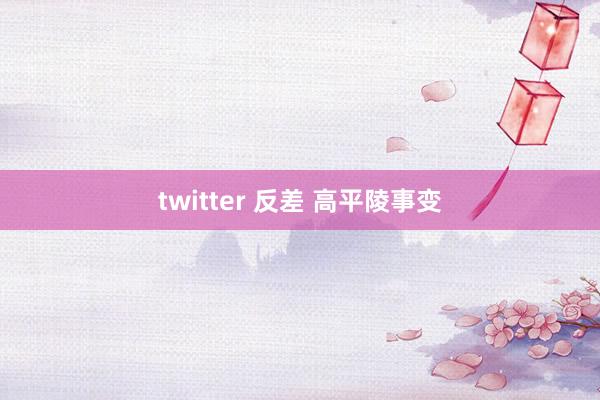 twitter 反差 高平陵事变